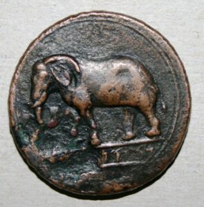 Massinissa’s coin (203-148 B.C.)