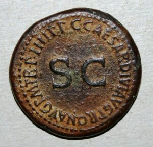 Coin of the Emperor Caligula (37-41)